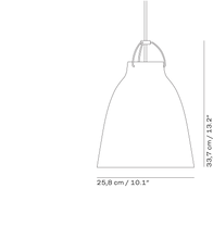 Cargar imagen en el visor de la galería, Fritz Hansen Caravaggio Pendant Glossy Black