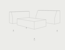 Cargar imagen en el visor de la galería, Baleri Italia Miss Match Sectional Sofa