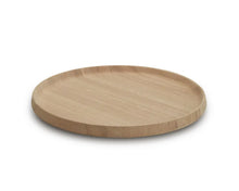 Cargar imagen en el visor de la galería, Round wooden tray on a white background
