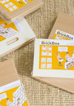 Load image into Gallery viewer, BrickBox 4-Wide Low Bookshelf Oak
