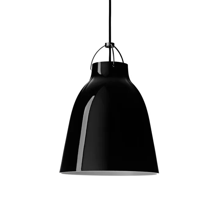 modmobili fritz hansen caravaggio pendant glossy black pendant light