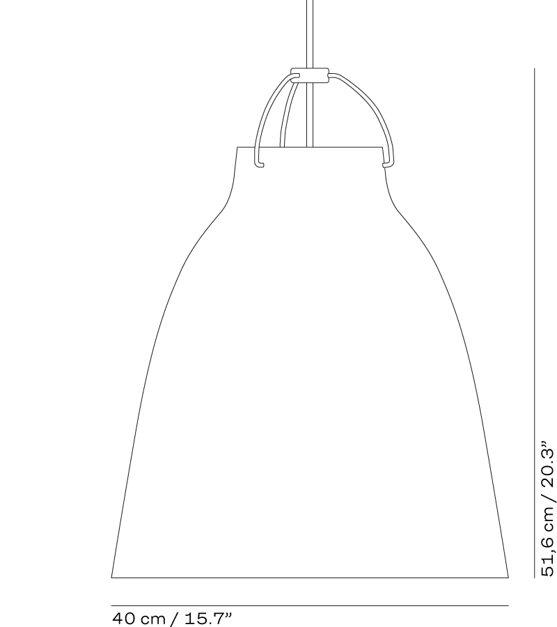 modmobili fritz hansen caravaggio pendant glossy black pendant light