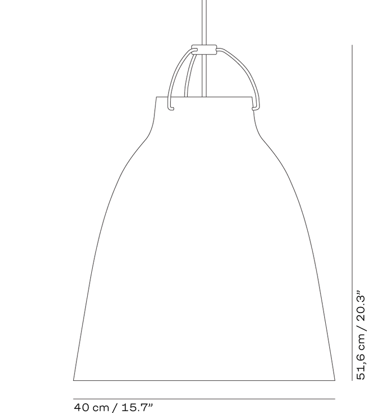 modmobili fritz hansen caravaggio pendant glossy black pendant light