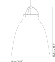 Cargar imagen en el visor de la galería, Fritz Hansen Caravaggio Pendant Glossy Black
