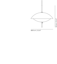 Cargar imagen en el visor de la galería, Fritz Hansen Clam Pendant
