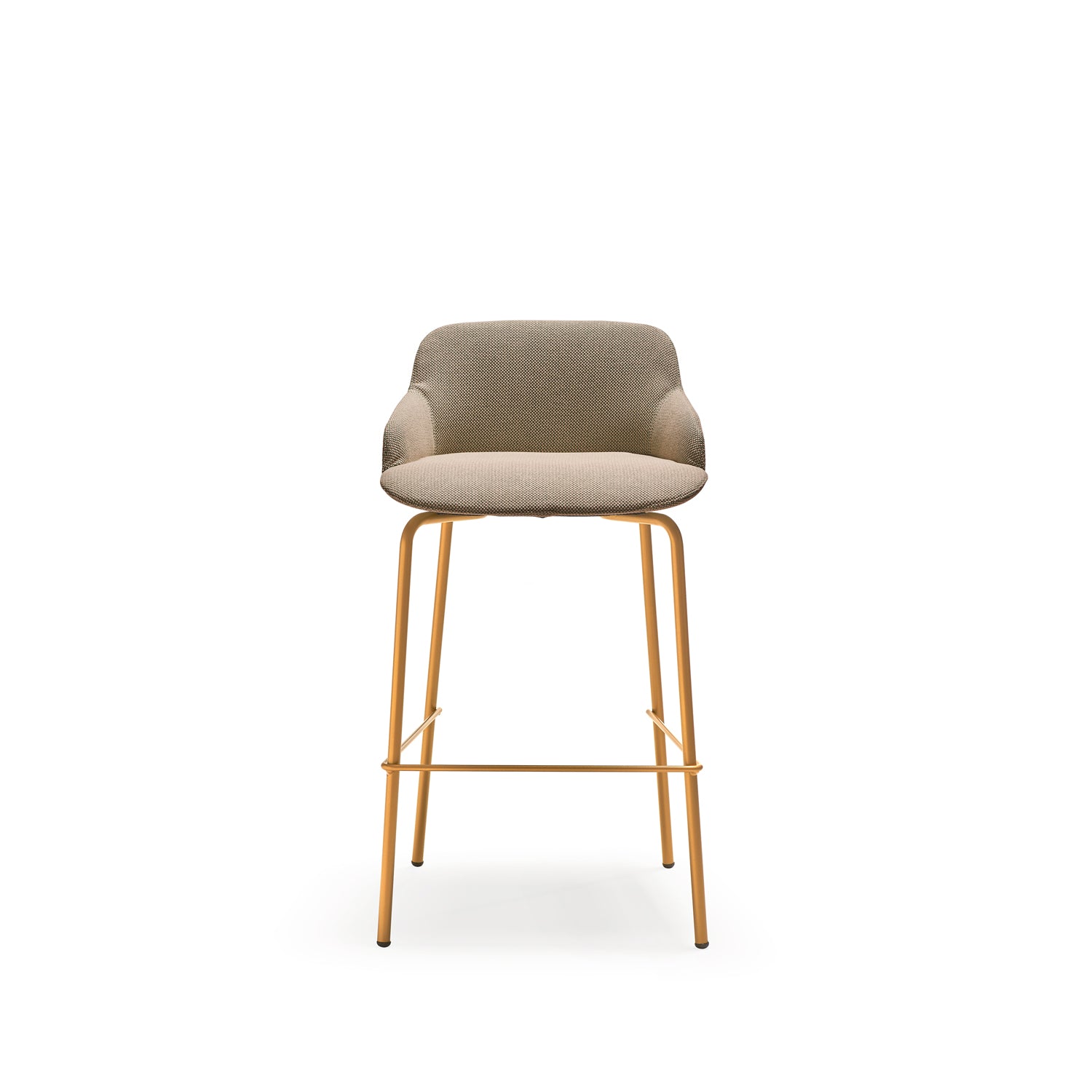 Quinti Deep Stool Steel Base 