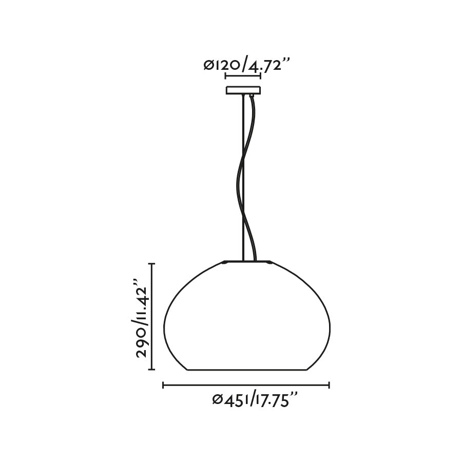 Faro Barcelona MAR H290 Pendant ModMobili 