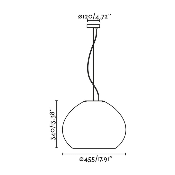 Faro Barcelona MAR H340 Pendant ModMobili