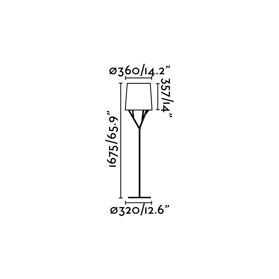 Faro Barcelona Tree Floor Lamp ModMobili