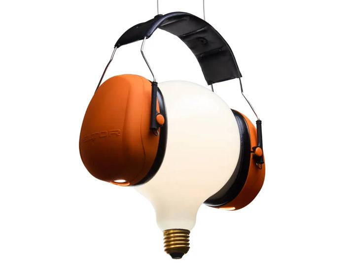 Ingo Maurer Shhh! Lamp Orange side ModMobili