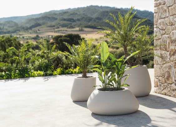 modmobili vondom stone outdoor planters outdoor furniture