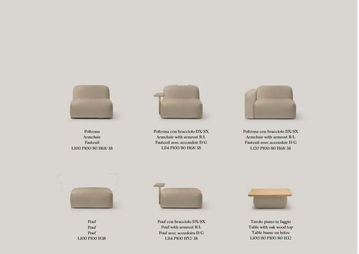 modmobili quinti one hundred modular sofa