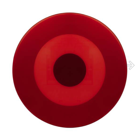 Baleri Italia Roundel Table Red Top