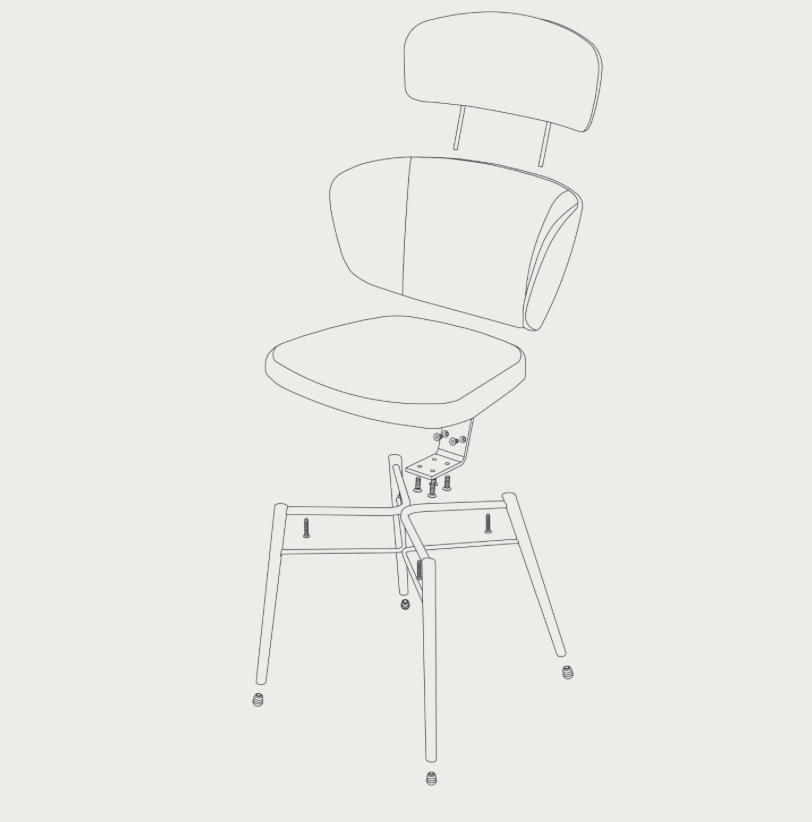 modmobili baleri italia kin dining chairs & stools furniture