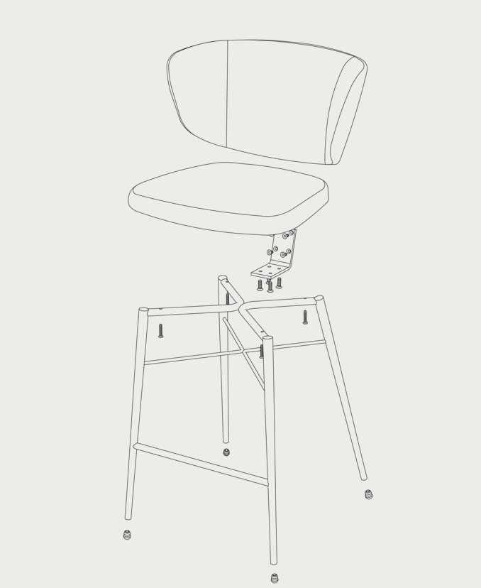 modmobili baleri italia kin dining chairs & stools furniture