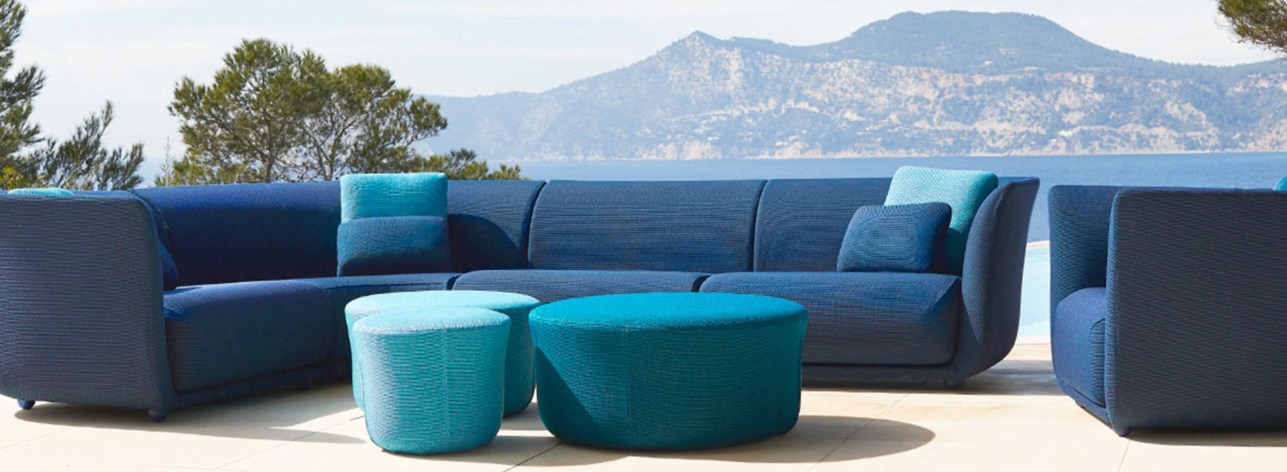 Vondom Suave Sectional, Suave Lounge, Suave Poufs
