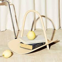 Cargar imagen en el visor de la galería, Minimalist basket with a book and decorative balls on a light background
