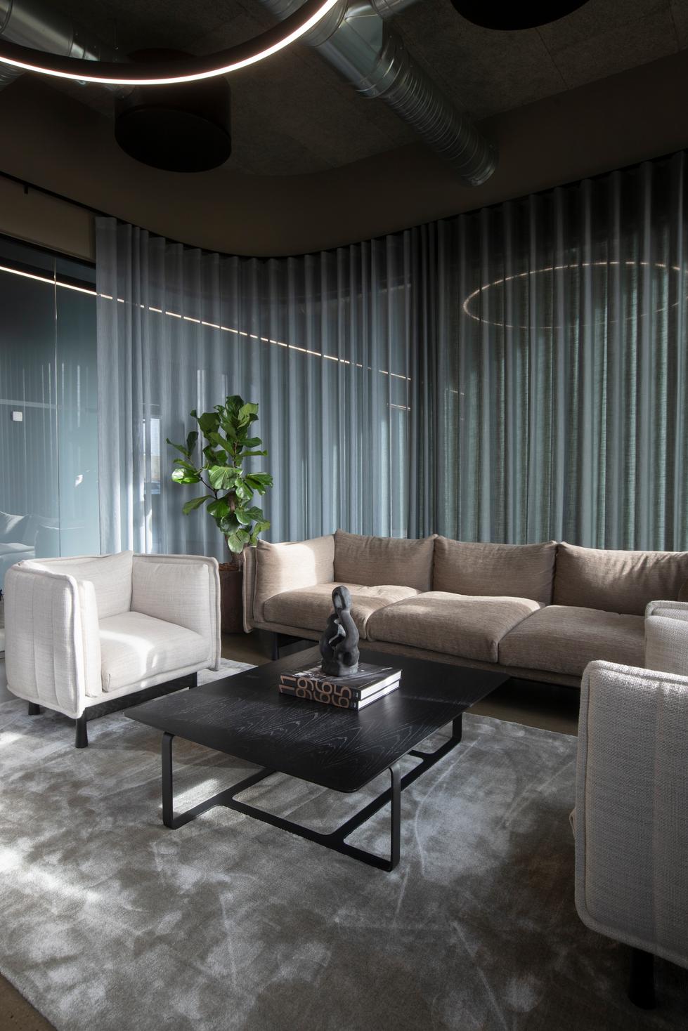 Kite 3 seat sofa with club chairs