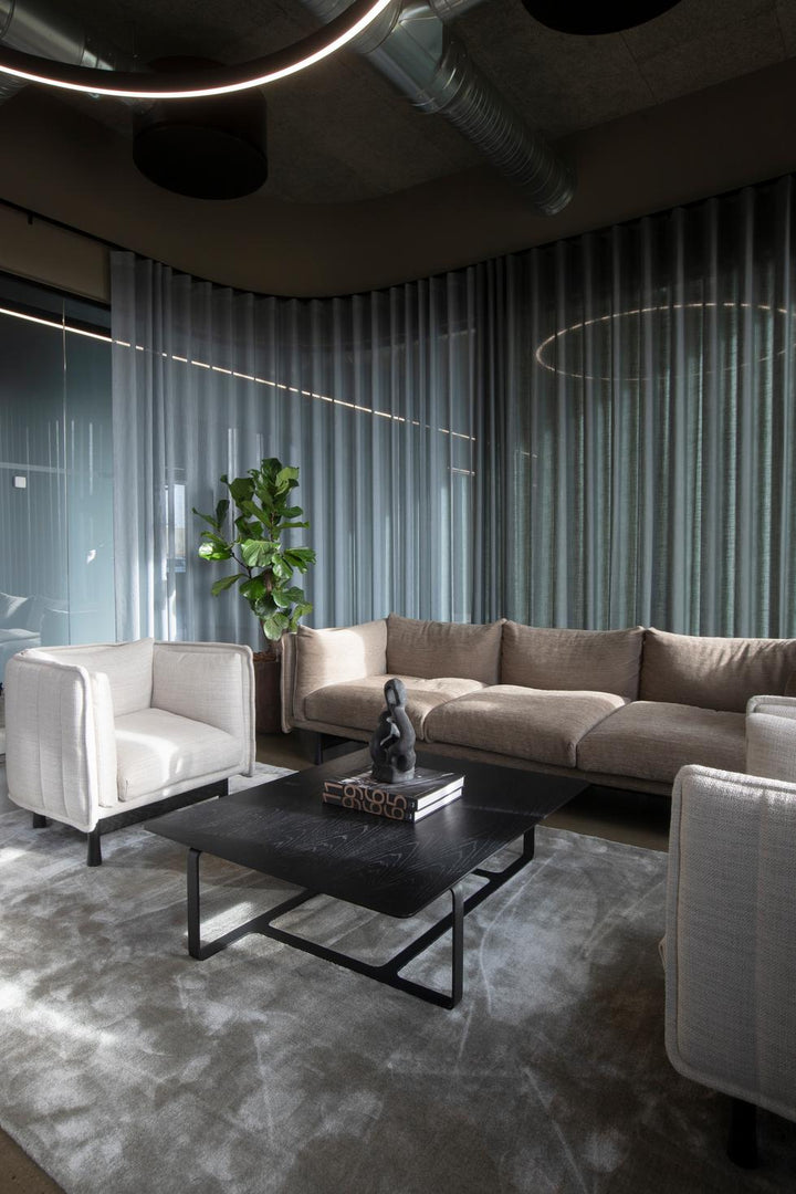 Kite 3 seat sofa with club chairs