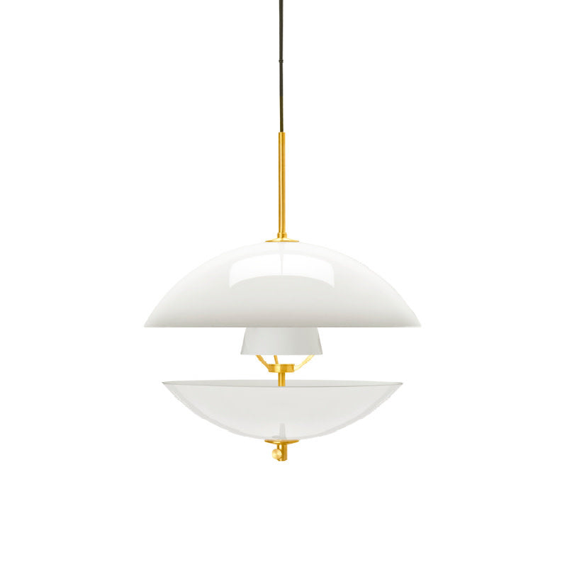 Fritz Hansen clam-pendant-lamp fully opened 