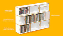 Load image into Gallery viewer, BrickBox XL 3-Wide Low Bookshelf
