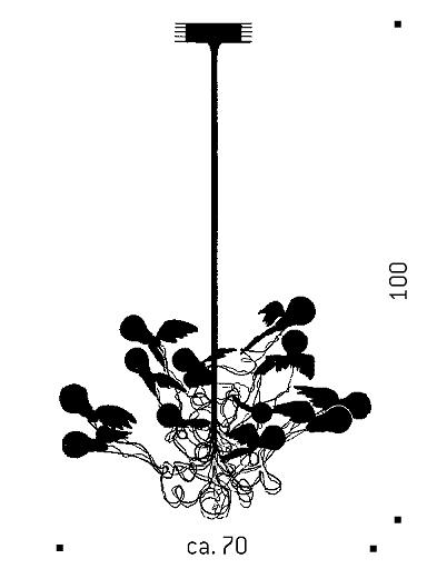 Ingo Maurer Birdie dimensions ModMobili