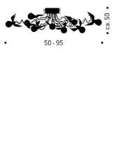 Cargar imagen en el visor de la galería, Ingo Maurer Birdie&#39;s nest lamp dimensions ModMobili
