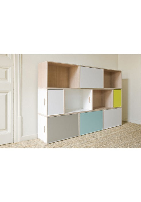 mod mobili brickbox xl small aluminum door cabinets & storage