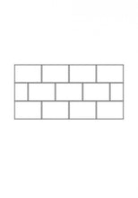 Cargar imagen en el visor de la galería, BrickBox 4-Wide Low Bookshelf White
