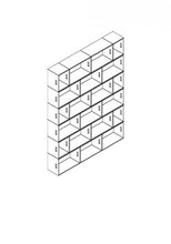 Cargar imagen en el visor de la galería, BrickBox 3-Wide Tall System White
