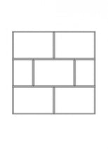 Load image into Gallery viewer, BrickBox 2-Wide Low Bookshelf White
