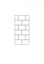 Cargar imagen en el visor de la galería, BrickBox 2-Wide Tall System White
